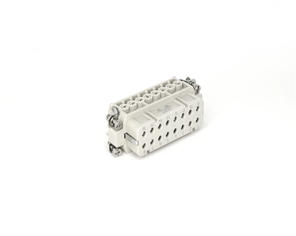 16 Pins Female Screw Connection Method Insert factory